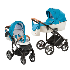Детская коляска Nuovita Carro Sport 2 в 1 (Grigio bianco/Серо-белый)