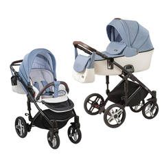 Детская коляска Nuovita Carro Sport 2 в 1 (Denim bianco/Джинсово-белый)