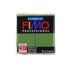 Пластика - полимерная глина FIMO professional, 85 г, зелёный лист Staedtler
