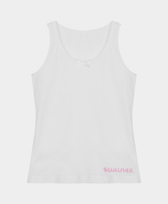 Майка белая Gulliver цв. белый 134-140