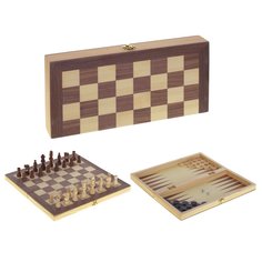 Игра настольная 3 в 1 (шахматы, шашки, нарды), арт. 219821 РемекоКлаб