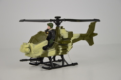 Игровой набор Военный, джип, вертолет, арт. B3109-12 No Brand