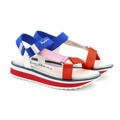 Сандалии Pepe Jeans London ALEXA TREK PGS90158 цв. красный р. 39