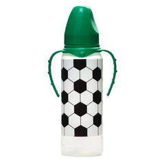 Бутылочка для кормления «Футболист» 250 мл цилиндр, с ручками Mum&Baby