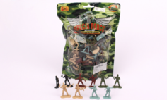 Игровой набор солдатиков зеленый 23,3 х 17,7 х 5 см No Brand