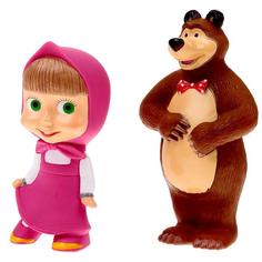Набор резиновых игрушек «Маша и Медведь» Играем вместе
