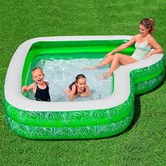 надувной бассейн тропический рай, 231x231x51см, от 6 лет, bestway, арт. 54336, Интекс