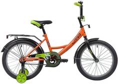 Велосипед NOVATRACK Vector (2022), городской (детский), рама 18", колеса 18", оранжевый, 1