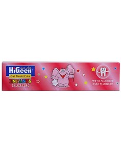 Детская зубная гелевая паста HiGeen Filo Клубника c минералами мертвого моря 60гр
