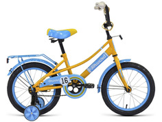 Детский велосипед Forward Велосипед Детские Azure 16, год 2021 , цвет Желтый-Голубой