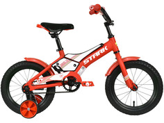 Детский велосипед Stark Велосипед Детские Tanuki 14 Boy, год 2021 , цвет Красный-Белый