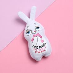 Мягкая игрушка- магнит У нас любовь, а не какие-то шуры-муры, 10 см. No Brand