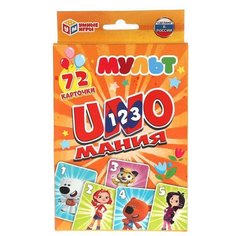 Игра Уномания. Мультмикс.карточки 72 шт 4680107921697 Умка