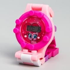 Часы наручные электронные "Пинки Пай", My Little Pony, с ремешком-конструктором Hasbro