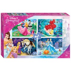 Пазл Step Puzzle 4 в 1 Принцессы Disney