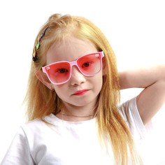 Очки солнцезащитные детские "OneSun", uv 350, линза 4.5 х 5 см, ширина 13 см, дужка 13.5 с