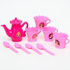 Набор посуды детской игровой набор "Сказочное чаепитие", Принцессы, МИКС Disney