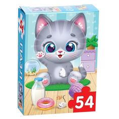 Пазл детский «Радостный котик», 54 элемента Puzzle Time