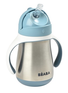 Поильник Beaba Tasse Paille INOX 250ML W BLUE 913481