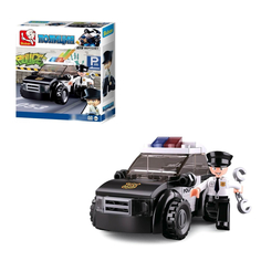 Конструктор Sluban Полиция Патрульная машина 88 деталей Junfa Toys