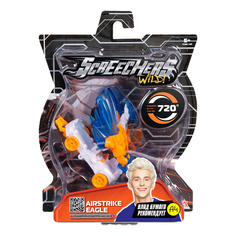 Машинка-трансформер Screechers Wild Эйрстрайк Игл 720 бело-желтая в ассортименте