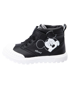 Высокие кроссовки для мальчика PlayToday 12332139 черный, белый, 30