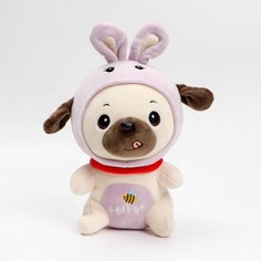 Мягкая игрушка «Мопсик», цвета МИКС No Brand