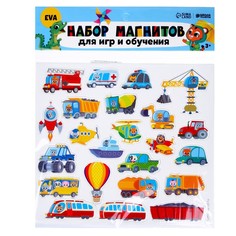 Набор магнитов для игр и обучения "Транспорт" Школа талантов