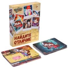 Настольная игра «Найди отличия, удивительная пропажа», на внимание, Гравити Фолз, 30 карт Disney