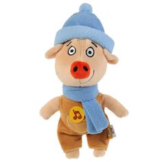 Мульти Пульти "Оранжевая корова", Поросенок Коля в зимней одежде, 17 см