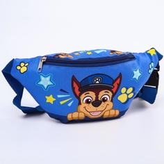 Cумка на пояс, 25*6*13, отделение на молнии, без подклада, синий PAW Patrol