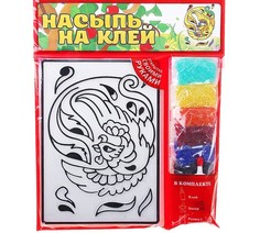 Набор для творчества Насыпь На Клей Жар птица Татой