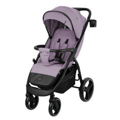 Коляска прогулочная детская Indigo EPICA XL с большими колесами складная фиолетовый