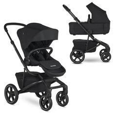 Коляска 2 в 1 Easywalker Jimmey Pepper Black/черный