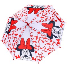 Disney Зонт детский. Минни Маус, красный, 8 спиц d=86 см