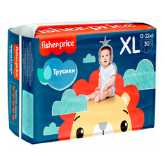 Подгузники-трусики Fisher-Price детские XL (12-22 кг) 30 шт