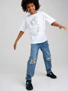 Джинсы детские PlayToday Tween 12311389, голубой, 140