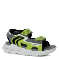 Сандалии GEOX J25GGA, желто-зеленый, 33