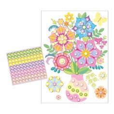 Набор для творчества. Аппликация бусинами Жемчужинка Букет. Летний полдень Десятое королевство