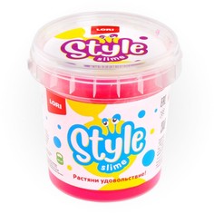 Слайм STYLE SLIME классический Розовый с ароматом вишни, 150мл. Сл-001 Lori