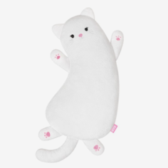 Мягкая игрушка-подушка Кошечка Молли, 49 см, цвет белый Мякиши