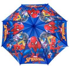 Зонт детский. Человек паук, синий, 8 спиц d=86 см Marvel