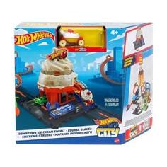 Игровой набор Matte Hot Wheels Мороженое в центре города Mattel