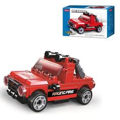 Конструктор Sluban Механо Машина красная инерционная 55 деталей Junfa Toys