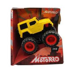 Машинка инерционная MOTORRO Джип желтый 1:43 Fanrong