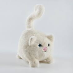 Мягкая игрушка Abtoys Кошка белая Ундина, 18см