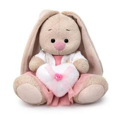 Мягкая игрушка BUDI BASA Зайка Ми с белым сердечком (малыш) 15 см