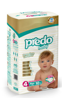 Подгузники PREDO Baby 4 (7-18кг) 10шт