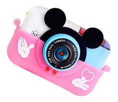 Детский фотоаппарат с Wi Fi SmileZoom Микки розовый No Brand
