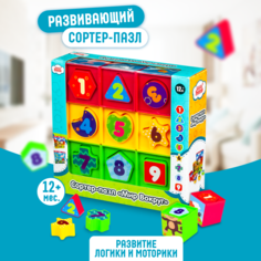 Сортер-пазл Little Hero Мир вокруг LP3112